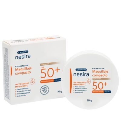 Nesira spf 50+ maquillaje compacto