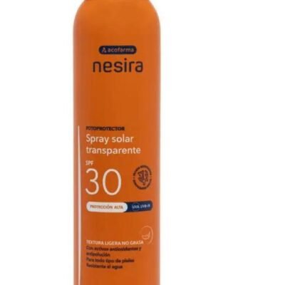 Spray solar transparente spf 30
